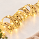 Светодиодная гирлянда-лента 5 м × 50 LED на батарейках, теплый белый - изображение 1