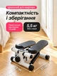 Степпер тренажер для дома с эспандером и счетчиком калорий степер для домашних тренировок ног ягодиц бедер кардиотренировок кардиотренажер для тренировок похудения сжигания калорий укрепления мышц тела рук гидравлический мини-степпер шаговый - изображение 6