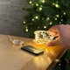 Светодиодная гирлянда Роса 50 метров USB теплый белый свет зеленый провод 500 LED 8 режимов с пультом - изображение 3
