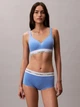 Бюстгальтер без косточек с Push-up хлопковый Calvin Klein 856892100 L Голубой (1162856446) - изображение 4