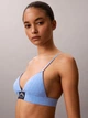 Комплект женского белья (бюстгальтер + трусики слип) хлопковый Calvin Klein 243337798 XS Голубой (1162888837) - изображение 6