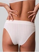 Комплект женского белья (бюстгальтер + трусики слип) хлопковый Calvin Klein 619293290 XS Молочный (1162884487) - изображение 7