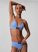 Бюстгальтер без кісточок бавовняний Calvin Klein 907499884 XL Блакитний (1162889803) - зображення 3