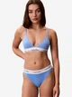 Бюстгальтер без косточек хлопковый Calvin Klein 429565133 S Голубой (1162896568) - изображение 4
