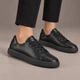 Женские кеды кроссовки ITstyle натуральная кожа Черные 40 (333) - изображение 6