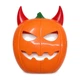 Маска карнавальная Тыква с рожками на Хэллоуин Halloween - изображение 4