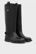 Женские черные кожаные сапоги Lina PRPY 40 PRSLT1722W - изображение 3