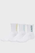 Білі шкарпетки (3 пари) UA 3-Maker 3pk Mid-Crew-WHT Under Armour L 1373084-106 - изображение 1