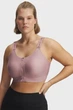 Жіночий рожевий топ UA Infinity High Zip 2.0 Bra Under Armour XS D-DD 1384118-673 - зображення 1