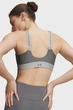 Жіночий сірий топ UA Infinity High Zip 2.0 Bra Under Armour XS D-DD 1384118-709 - изображение 3