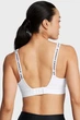 Жіночий білий топ UA Infinity Mid 2.0 Bra Under Armour M D-DD 1384123-100 - зображення 2
