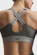 Жіночий сірий топ UA Infinity High Zip 2.0 Bra Under Armour XS D-DD 1384118-709 - изображение 5