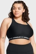 Жіночий чорний топ UA Crossback Mid Bra Under Armour XXL 1361034-006 - зображення 1
