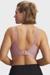 Жіночий пудровий топ UA Infinity High 2.0 Bra Under Armour L D-DD 1384112-673 - изображение 4