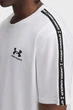 Чоловіча біла футболка UA Icon HWT Tee Taping Under Armour L 1390300-100 - изображение 3