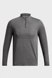 Чоловіча темно-сіра спортивна кофта Vanish Elite Seamless 1/4 Zp Under Armour M 1382798-025 - зображення 4
