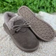 Жіночі лофери хутряні замшеві Е-006016-35 розмiр 41 (26 см) Коричневі - зображення 4