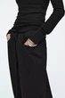 Джинси жіночі COS wide-leg drawstring trousers 1258151003 Eur 40 Чорний - изображение 3
