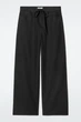 Джинси жіночі COS wide-leg drawstring trousers 1258151003 Eur 40 Чорний - изображение 6