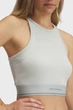 Жіночий м'ятний топ UA Meridian Rib Branded Tank Under Armour M 1389641-377 - зображення 3
