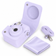 Чехол для фотоаппарата Fujifilm Instax Mini 13/12/11/9 Purple + салфетка из микрофибры (mrk5725) - изображение 2