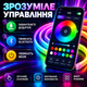 Гибкая умная неоновая LED-лента Smart Neon RGB-IC Magic 10 м, USB Bluetooth, 5 В, RGB-подсветка с управлением телефоном и пультом - изображение 2