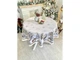 Скатерть гобеленовая BENASK BLANCO-160D Limaso Ø160 см 000364836 - изображение 3