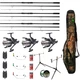 Короповий набір: 3 вудилища Flagman Black Carp з котушками + рід-під + сигналізатори + свінгери - изображение 1