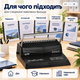 Брошурувальник Buromax А4, 8 аркушів, пружина до 16 мм, чорний (BM.0460-01) - зображення 4