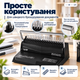 Брошурувальник Buromax А4, 12 аркушів, пружина до 51 мм, чорний (BM.0461-01) - зображення 1