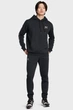 Чоловіче чорне худі UA Icon Fleece HD Taping Under Armour S 1389356-001 - изображение 2