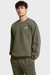 Чоловічий зелений світшот UA Icon Fleece Crew Taping Under Armour LG 1389357-390 - зображення 1