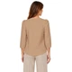 Блузка жіноча Aware by Vero Moda бежева бавовняна з пишними рукавами 3/4 XS - изображение 2