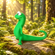 Іграшка Ящірка Том з мультфільму Стрибунці. 3D-Іграшка Lizard Tom Chill from Hoppers. - зображення 6