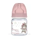 Пляшка антиколікова з широким отвором120мл PP Easy Start BONJOUR PARIS Canpol babies рожева - зображення 1