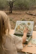 Magnetyczna tablica do zabawy Little Dutch Magnetic PlayBoard Safari Friends (8713291774537) - obraz 7