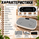Віброплатформа для схуднення та фітнесу вібраційна платформа для домашніх тренувань вібротренажер для всього тіла з цифровим дисплеєм та масажем стоп - изображение 3