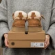 Угги жіночі Lowmel Sneaker Platform Chestnut натуральна замша та овчина 37р рудий - изображение 4