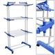 Багатоярусна сушарка для білизни, речей, одягу Garment rack with wheels складана - зображення 2