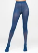 Колготки женские цветные Giulia SAMBA 40 3 Navy-navy peony, классические колготки без шортиков - изображение 2