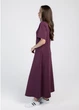 Жіноча бавовняна сукня максі Giulia STREET STYLE 8720/010 L Violet-grape, А-силует, повсякденна, фіолетова - зображення 3