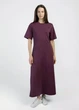 Жіноча бавовняна сукня максі Giulia STREET STYLE 8720/010 L Violet-grape, А-силует, повсякденна, фіолетова - зображення 10