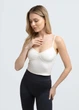 Жіноча безшовна майка з ефектом бра Giulia CAMISOLE BRA EFFECT L/XL White-cloud dancer, топ з мікрофібри на тонких бретелях - зображення 2