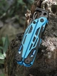 Мультитул 25-в-1 Multitool Pliers карманный туристический с плоскогубцами ножом кусачками отвертками битами и чехлом, sky-blue - изображение 12