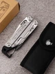Мультитул 25-в-1 Multitool Pliers кишеньковий туристичний з плоскогубцями ножем кусачками викрутками бітами та чохлом, Silver - зображення 12