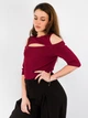 Блуза с открытыми плечами Vero Moda 316324525 XL (86254XL) Красный - изображение 3