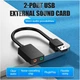 Звуковая карта USB Vention Audio Earphone Microphone Black (CDYB0) [176889] - изображение 6