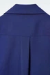 Блуза жіноча COS wool-blend half-zip blouse 1265152001 Eur 34 Синій - изображение 6