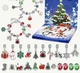 Новорічний адвент-календар прикрас та шармів Merry Christmas на 24 сюрпризи — Дитячий набір для створення 2 браслетів з новорічним дизайном - зображення 3