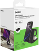 Магнітний зарядний пристрій Belkin UltraCharge 3-in-1 Foldable Magnetic Charger 25W Black (WIZ036KQBK) - зображення 4